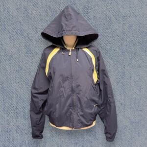 Vintage Nike Women’s Blue Windbreaker Jacket Size: M